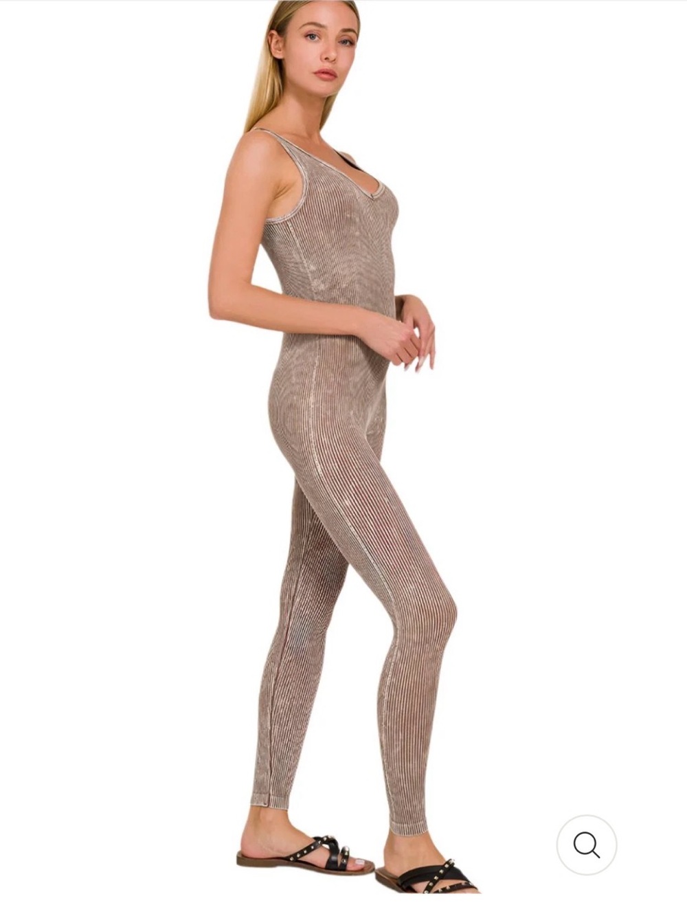 Zenana Outfitters Ribbed Tank Jumpsuit